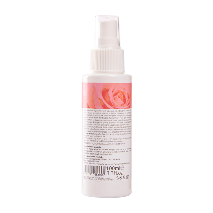 Naturel Gül Suyu 100 ML - Cep Boy Sprey